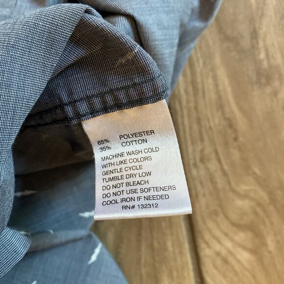 Howler Bros Shirt Mens Medium Gray Lighting Logo Short Sleeve - Picture 5 of 7